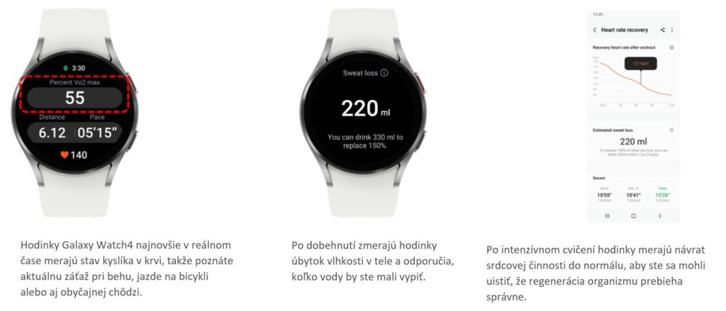 Nové športové funkcie vo veľkej aktualizácii pre Galaxy Watch4