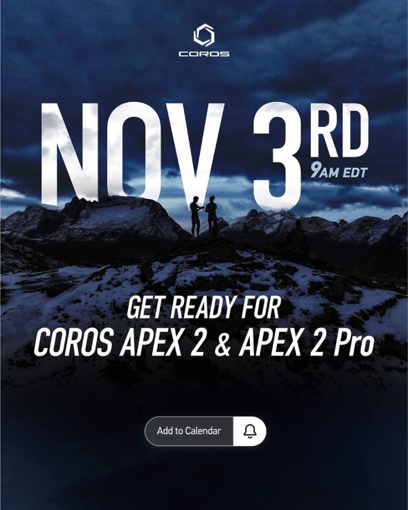 COROS Apex 2 a Apex 2 Pro