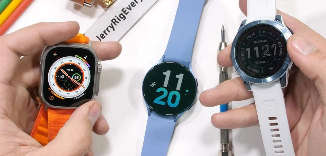 Apple Watch Ultra vs. Garmin Fénix 7: Odolnosť zafírového sklíčka