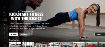 Nike Training Club na Netflixe