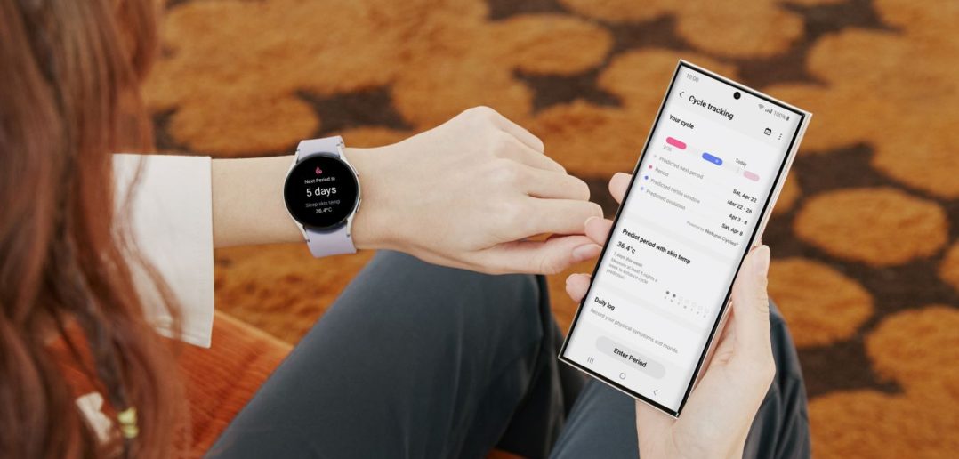 Samsung Galaxy Watch5: Sledovanie menštruačného cyklu
