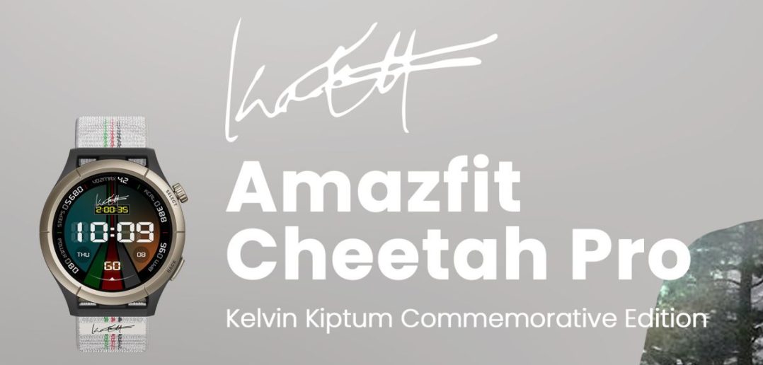 Amazfit Cheetah Pro dostanú limitovanú edíciu na počesť Kelvina Kiptuma