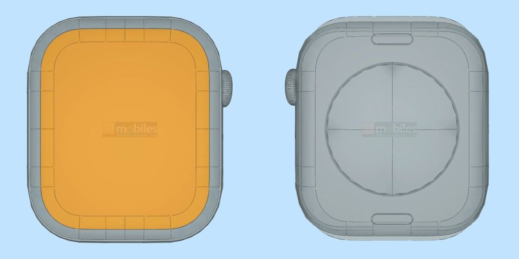 CAD rendery Apple Watch Series 10